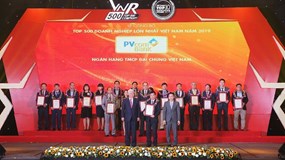 PVcomBank 5 năm liên tiếp được vinh danh “Top 500 doanh nghiệp lớn nhất Việt Nam”