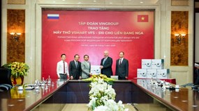 Vingroup trao tặng 1.000 máy thở cho Nga, Ucraina và Singapore