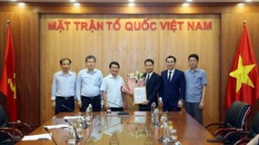 Nhà báo Trương Thành Trung  làm Phó Tổng Biên tập Tạp chí Mặt trận