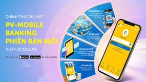 PVcomBank chính thức ra mắt phiên bản mới của ứng dụng PV-Mobile Banking