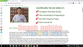 Thực phẩm chức năng “Dạ dày Nguyễn Khoa” mập mờ quảng cáo là “thuốc”