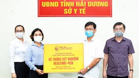 ‘Bầu’ Hiển tiếp tục tiếp sức Hải Dương chống dịch