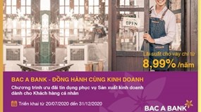 BAC A BANK đồng hành kinh doanh cùng khách hàng cá nhân