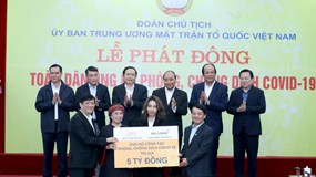 BAC A BANK ủng hộ 5 tỉ đồng góp sức chặn đứng đại dịch Covid-19