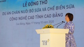 Động thổ dự án chăn nuôi bò sữa và chế biến sữa công nghệ cao tại vùng biên giới Cao Bằng