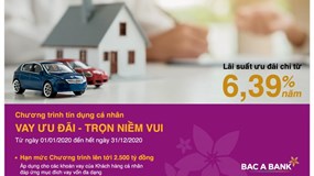 Vay ưu đãi từ BAC A BANK để hưởng trọn niềm vui cuộc sống