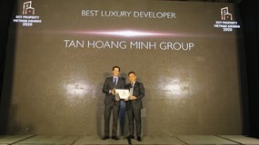 Tân Hoàng Minh lập cú hattrick giải thưởng lớn tại Dot Property Vietnam Awards 2020