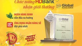 HDBank nhận giải Triển vọng kinh doanh toàn cầu năm 2020