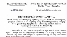 Chủ tịch UBND tỉnh Bến Tre bị đề nghị kiểm điểm vì giao đất công cho Thành Thành Công