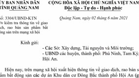 Quảng Nam chỉ đạo kiểm tra 3 dự án rao bán khi chưa đủ điều kiện