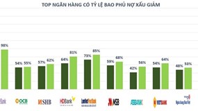 Nhiều ngân hàng có tỷ lệ bao phủ nợ xấu thấp bất ngờ: Mừng hay lo?