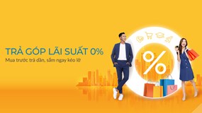 Mua hàng trả góp 0% với thẻ tín dụng quốc tế PVcomBank