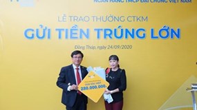 PVcomBank trao tặng gần 330 triệu đồng cho khách hàng may mắn