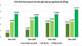  Agribank: Lãi dự thu cao hơn cả lợi nhuận, nợ xấu cao nhất nhì hệ thống