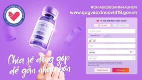 Chung tay góp quỹ vaccine Covid-19 dễ dàng qua website vì một Việt Nam khỏe mạnh