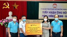 T&T Group tặng 50.000 bộ Kit xét nghiệm nhanh COVID-19 cho Thanh Hóa và Kiên Giang