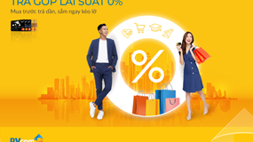 Trả góp lãi suất 0% qua thẻ tín dụng: góp phần thúc đẩy thanh toán không tiền mặt