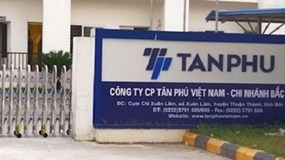 Tân Phú Việt Nam - Công ty con của DNP Holding bị xử phạt về thuế gần 400 triệu đồng