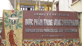 Dược phẩm Trung ương 3: Lợi nhuận trước thuế đạt 44% doanh thu