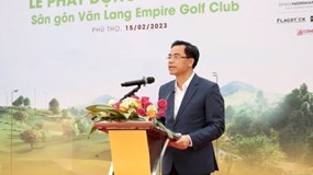 Phát động trồng cây phủ xanh 16 ha dự án sân golf tại tỉnh Phú Thọ