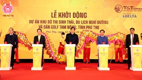 T&T Group khởi động dự án khu đô thị sinh thái và sân golf gần 500 ha tại Phú Thọ