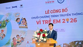 Trao quyết định bổ nhiệm Nhà báo Bùi Văn Khương làm Tổng Biên tập Tạp chí Trẻ em Việt Nam