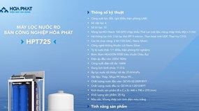 Hòa Phát ra mắt máy lọc nước RO bán công nghiệp
