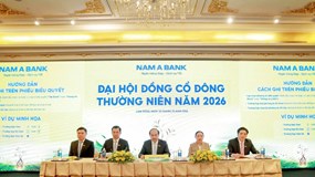 Nam A Bank tổ chức thành công ĐHĐCĐ 2026: Sẵn sàng cho kỷ nguyên tăng trưởng mới