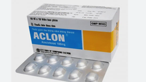 Thu hồi thuốc kháng viêm Aclon do vi phạm chất lượng