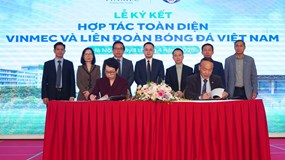 Vinmec và VFF ký kết hợp tác chiến lược về y học thể thao