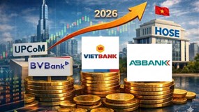 Loạt ngân hàng muốn 'chuyển nhà' sang HoSE trong mùa ĐHCĐ