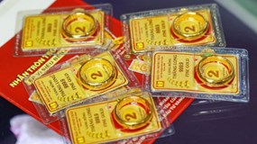 Giá vàng miếng SJC vọt lên 103 triệu/lượng sau tin hoãn áp thuế đối ứng