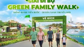 Giải đi bộ Green Family Walk: Hành trình “3 trong 1” tại Vinhomes Green Paradise
