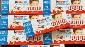 Thu hồi kẹo Kinder do có khả năng nhiễm khuẩn Samonella spp