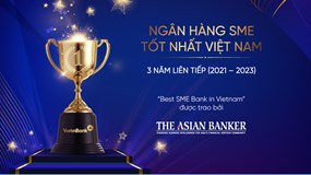 VietinBank - Ngân hàng SME tốt nhất Việt Nam 3 năm liên tiếp