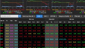 Chứng khoán đỏ sàn, VN-Index giảm hơn 17 điểm