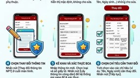 Hướng dẫn thay đổi thông tin người phụ thuộc trên Etax Mobile