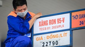Giá xăng tăng gần 800 đồng/lít