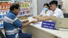 Hơn 3,3 triệu người sẽ được nhận lương hưu, trợ cấp từ 25 - 28/4