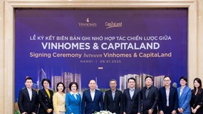 Vinhomes và Capitaland Development hợp tác chiến lược toàn diện trong lĩnh vực bất động sản