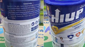 “Sữa tăng chiều cao” Hiup: Thực phẩm nhưng tự nhận là sữa?