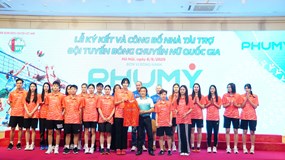 Phú Mỹ - đơn vị đồng hành cùng đội tuyển bóng chuyền nữ Việt Nam