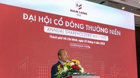 Công ty Nam Long: Doanh thu giảm 50% trong bối cảnh bối cảnh thị trường trầm lắng