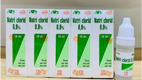 Thu hồi lô thuốc nhỏ mắt Natri clorid 0,9% của Công ty Pharmedic