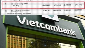 Nợ nghi ngờ tăng vọt hơn 7 lần, Vietcombank mạnh tay trích lập dự phòng