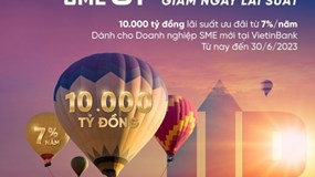 VietinBank tung Gói SME UP 10.000 tỷ đồng ưu đãi lãi suất