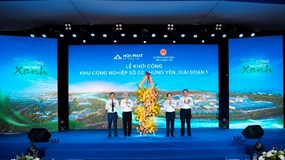 Hòa Phát khởi công khu công nghiệp thứ ba tại Hưng Yên theo mô hình công nghiệp hỗ trợ