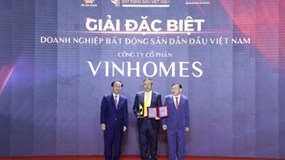 Vinhomes nhận “siêu giải thưởng” - Dẫn đầu thị trường bất động sản Việt Nam