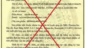 Cảnh báo về việc sử dụng giấy tờ giả mạo để quảng cáo bán hàng