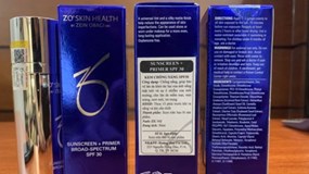 Mỹ phẩm Zo Skin Heath vi phạm quy định về tem nhãn